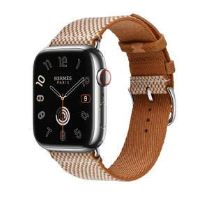 #322 apple watch エルメス未使用 D.バックル　エベンヌ　レア色 322 apple watch エルメス未使用 D.バックル エベンヌ レア色