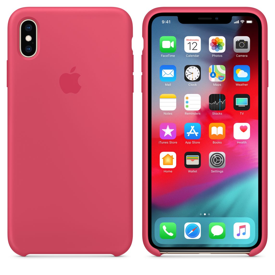 coque apple iphone xs hibiscus