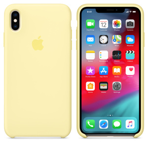 Funda de silicona para el XS Max - Amarillo suave - Apple