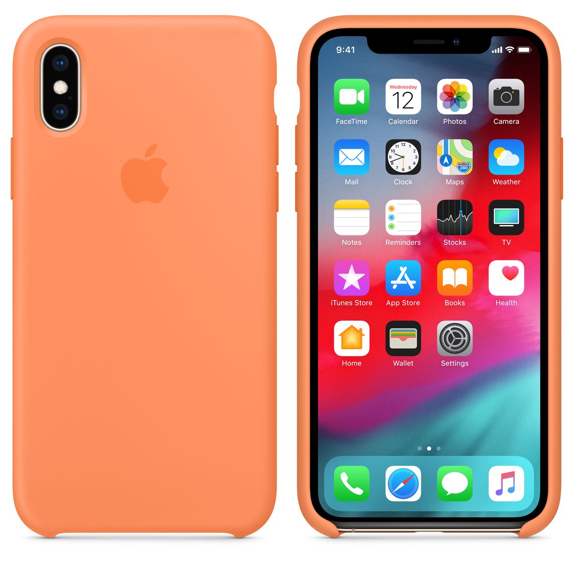 coque apple iphone xs papaye