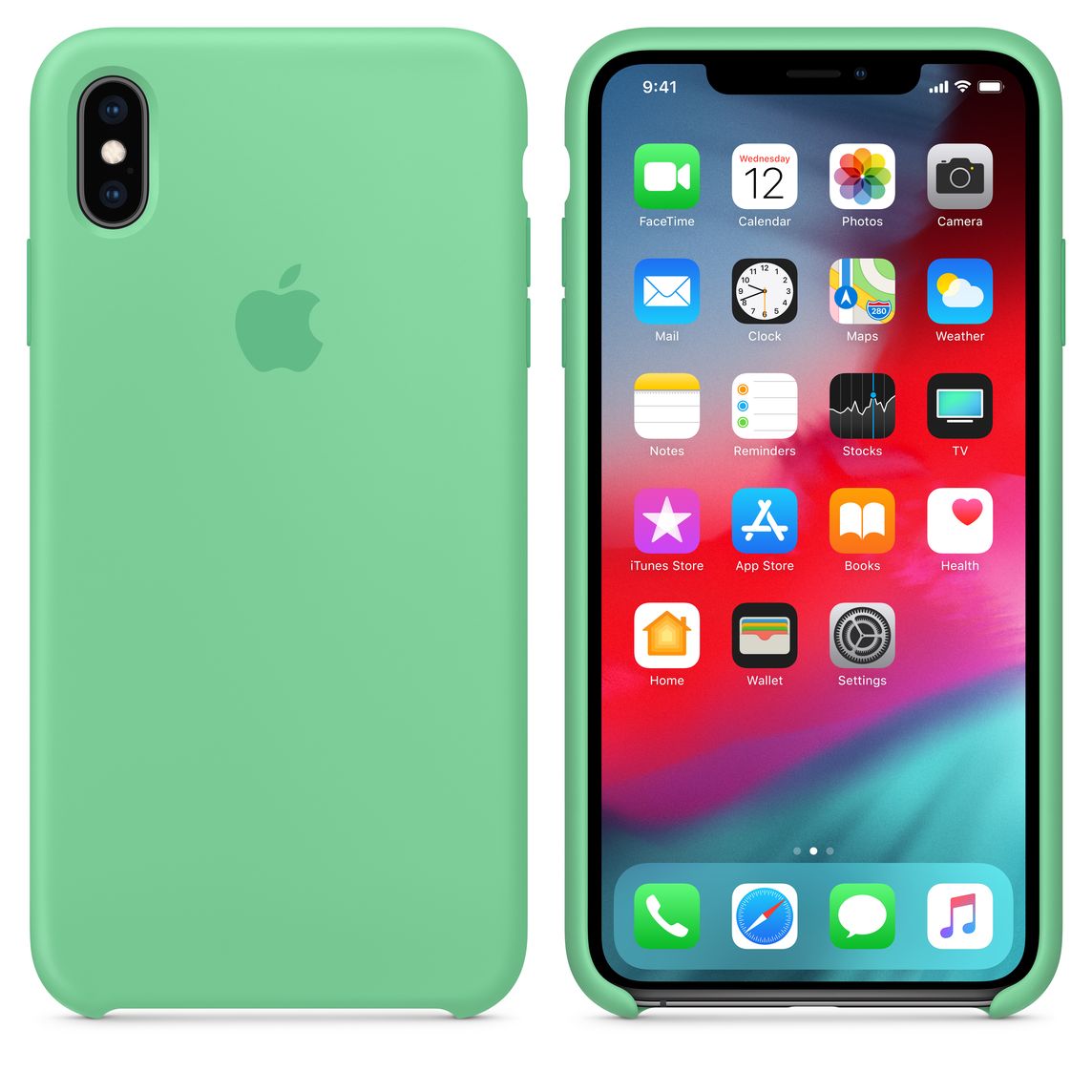 coque iphone xs max menthe