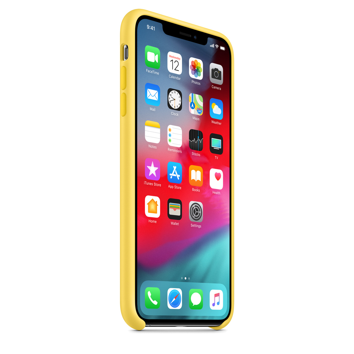 coque iphone xs max jaune canari