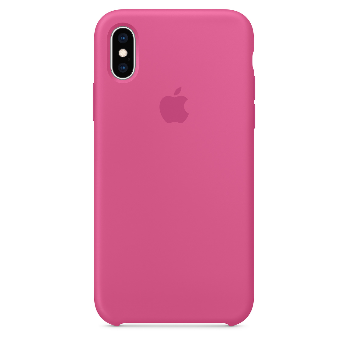 coque iphone xr silicone rouge cerise