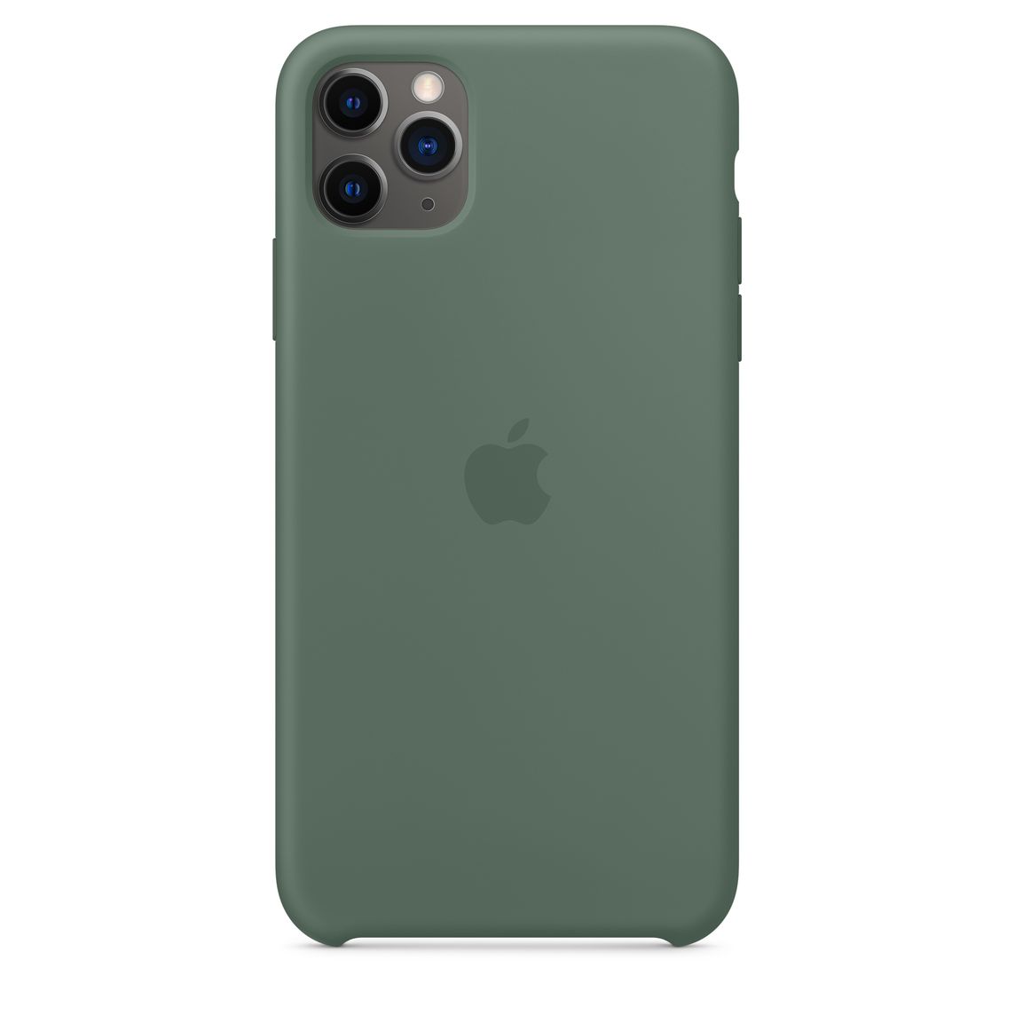 iphone 11 pro max icin silikon kilif cam yesili apple tr