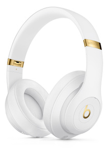 gold and white beats