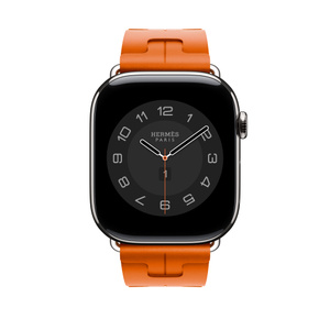 Apple Watch Hermès – 46 mm Kilim Single Tour Orange - Apple (DE)