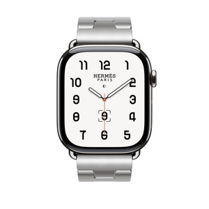 Apple Watch Hermès – 46 mm Grand H Satiné – Small - Apple (DE) 