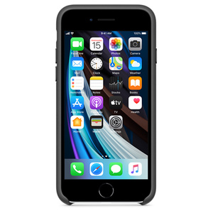 Iphone Se Leder Case Schwarz Apple De
