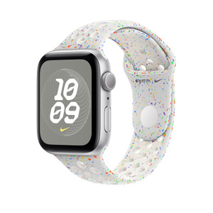 46mm Pure Platinum Nike Sport Band - S/M - Apple (AE)