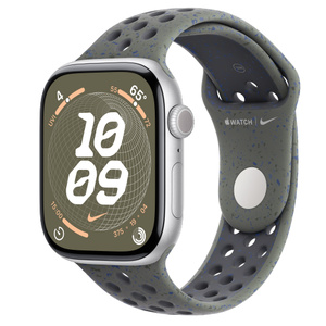 Apple Watch Series 10 GPS, 46 mm Aluminiumgehäuse Silber, Nike