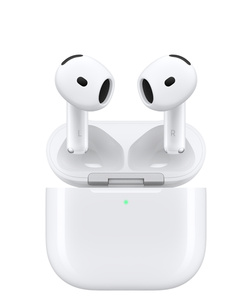 AirPods&nbsp;4 avec Réduction active du bruit et Boîtier de charge sans fil, bords arrondis, voyant d’alimentation LED externe