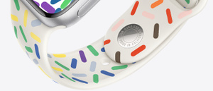 Fermoir &agrave; clou du Bracelet Sport, grav&eacute; avec l’inscription &laquo;&nbsp;Con&ccedil;u avec fiert&eacute; en Californie&nbsp;&raquo; en anglais