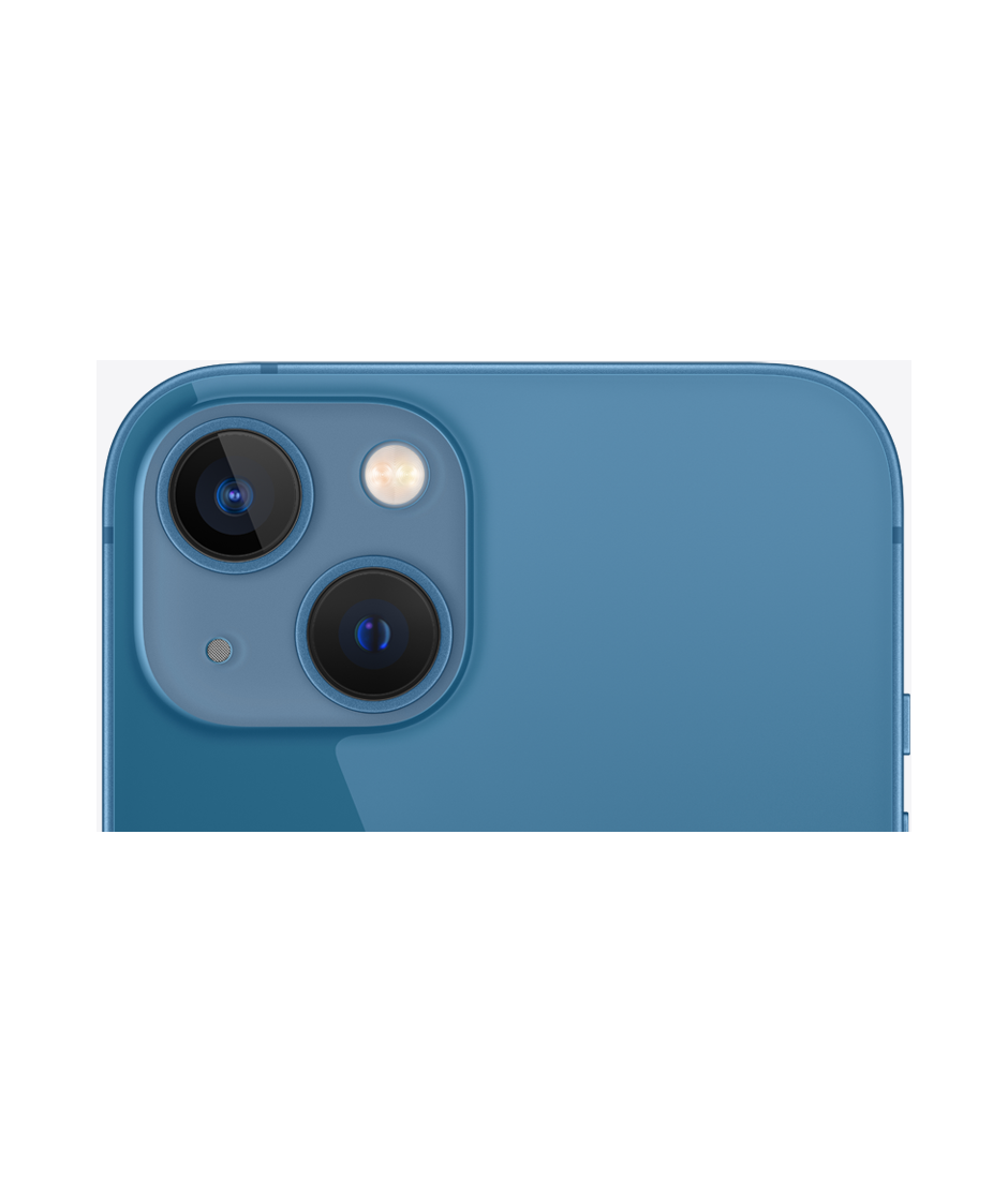 Detalle del sistema de doble cámara del iPhone 13