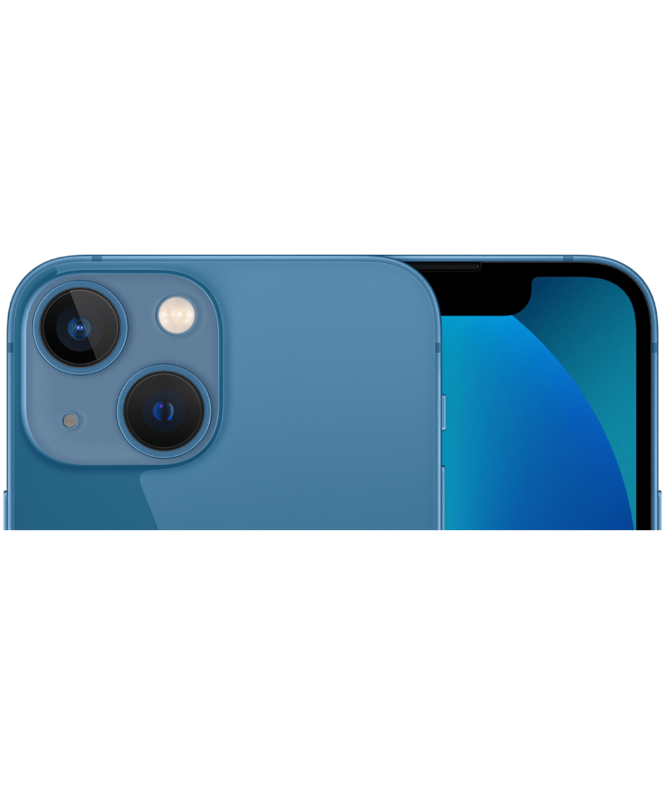 iPhone 13 azul, detalle