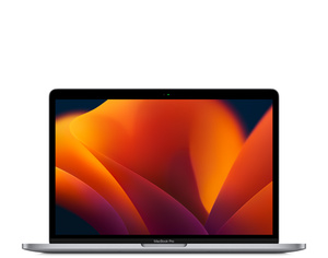 13" MacBook Pro, Silber.