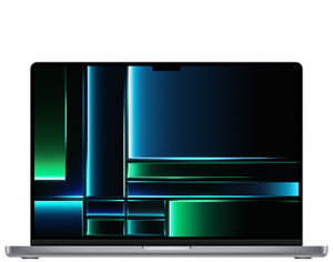 16" MacBook Pro, Space Grau.