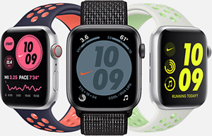 features of nike apple watch