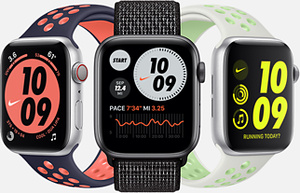 apple watch 4 ou nike