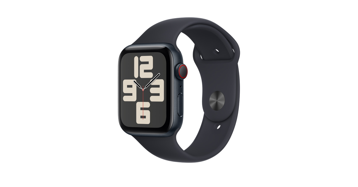 Apple Watch SE GPS + Cellular, 40mm Midnight Aluminum Case with Midnight Sport Band - S/M Apple Watch SE GPS + Cellular, 40mm Midnight Aluminum Case with Midnight Sport Band - S/M