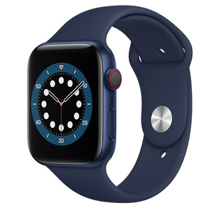 apple watch with blue band