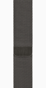 Apple Watch Series 6 GPS + Cellular 44mm Graphite Stainless Steel Case with Graphite Milanese Loop (M07R3, M09J3)