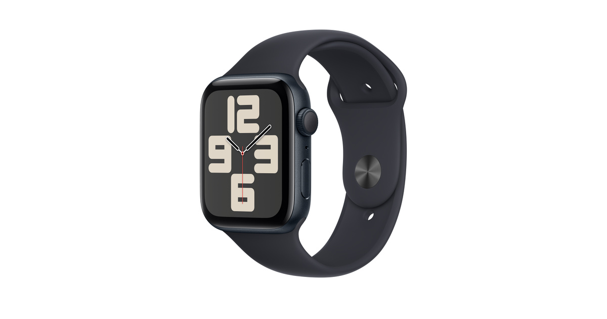 Apple Watch SE GPS 44mm Midnight Aluminum Case with Midnight Sport Band - S/M Apple Watch SE GPS 44mm Midnight Aluminum Case with Midnight Sport Band - S/M