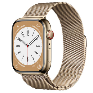 Buy Apple Watch Series 8 GPS + Cellular, 45mm Gold Stainless Steel