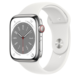 Buy Apple Watch Series 8 GPS + Cellular, 45mm Silver Stainless