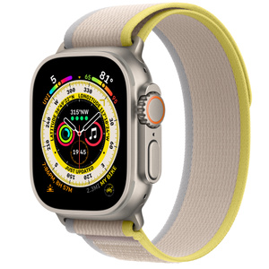 Buy Apple Watch Ultra GPS + Cellular, 49mm Titanium Case with Yellow/Beige  Trail Loop - M/L