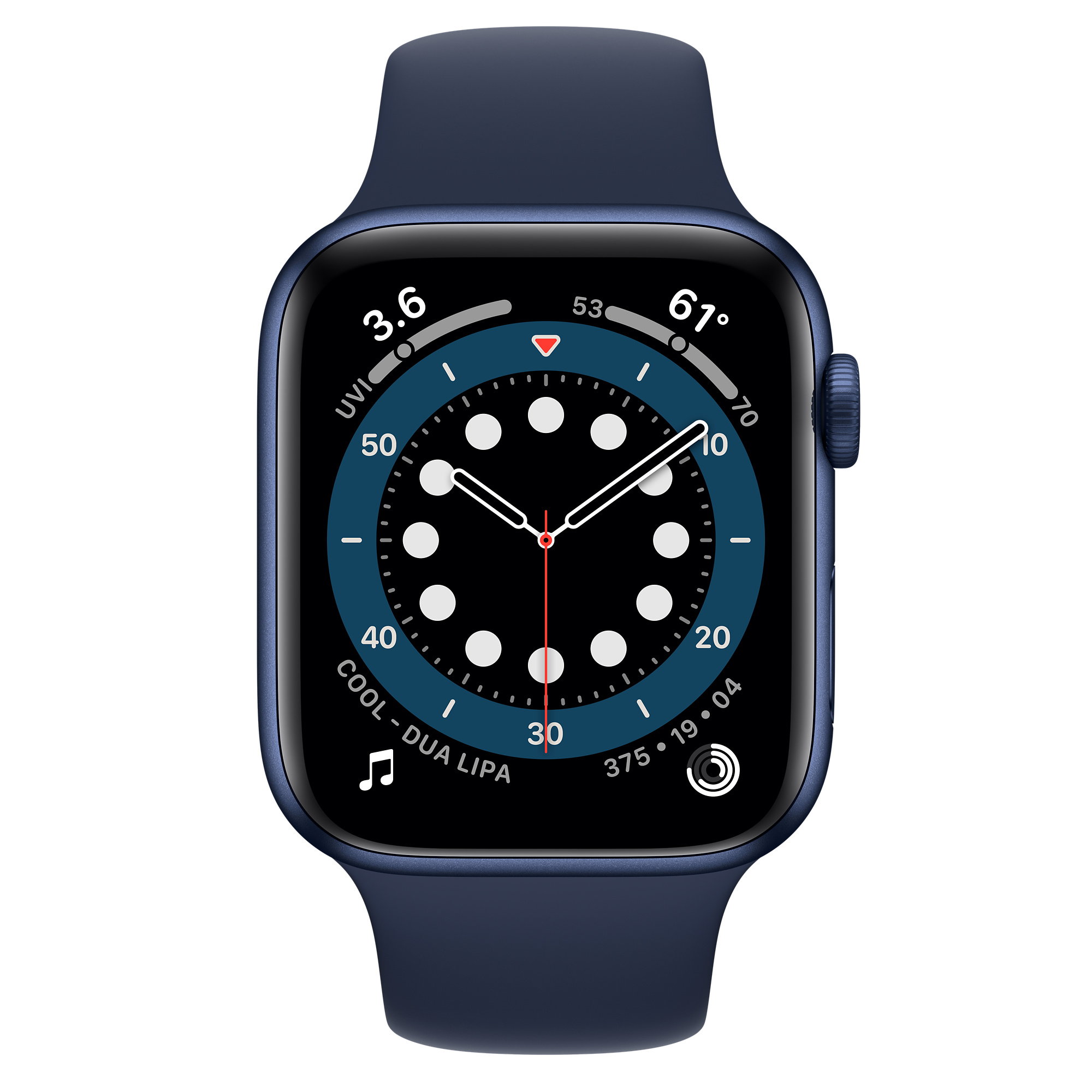 本物 Apple Watch - 新品アップルウォッチ 6 Apple Watch 6 GPSモデル 44mm 腕時計(デジタル) Refurbished Apple Watch Series 6 GPS, 44mm Blue Aluminum Case with
