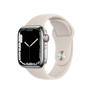 Refurbished Apple Watch Series 7 GPS + Cellular, 41mm Silver