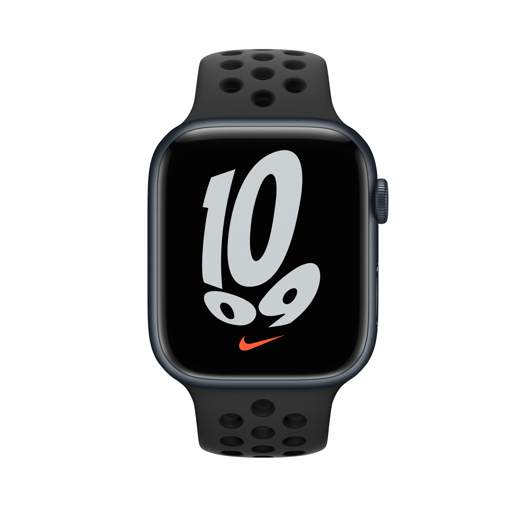 Refurbished Apple Watch Nike Series 7 GPS, 45mm Midnight Aluminum