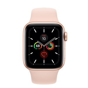 apple watch series 4 40mm gold aluminum case with pink sand sport band