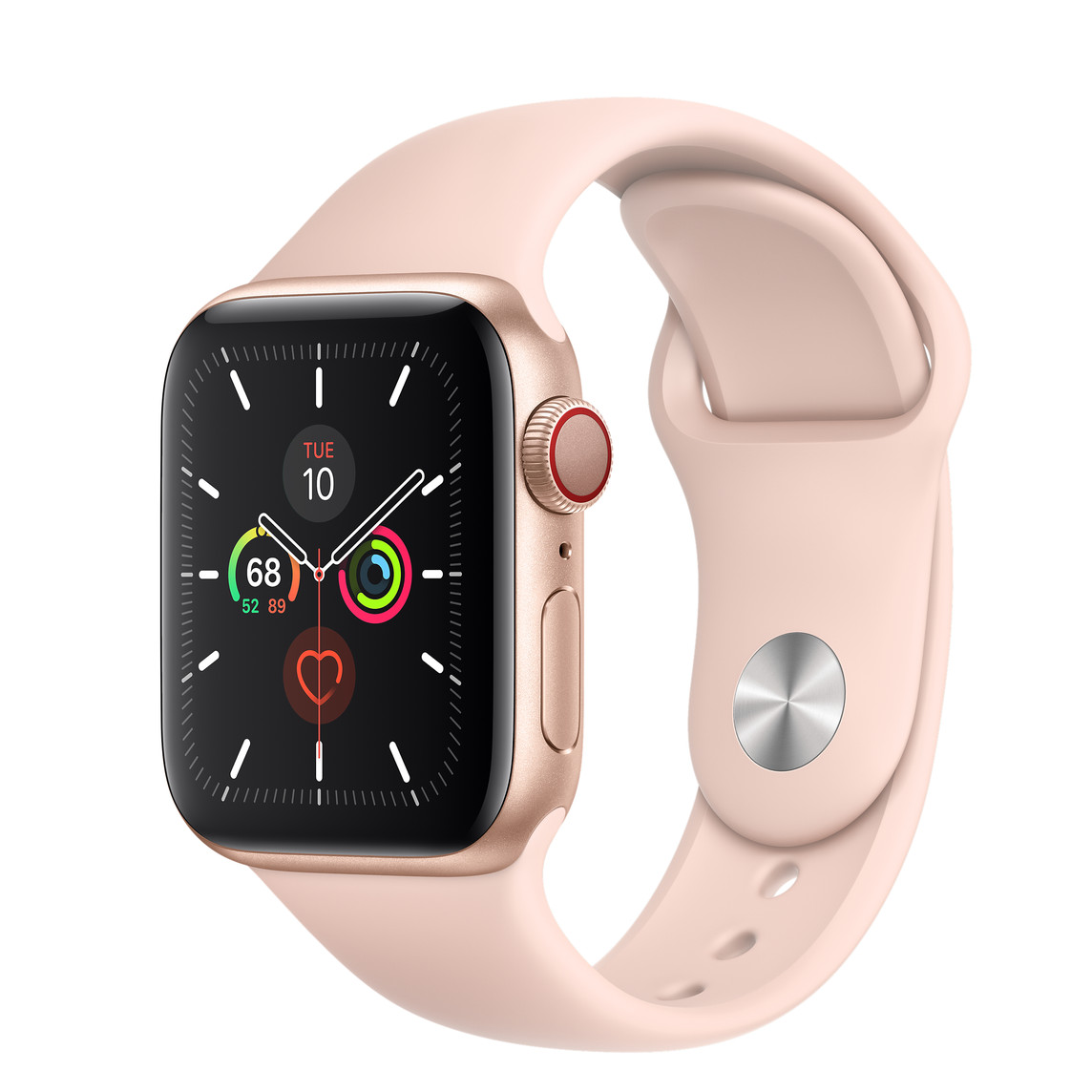 Refurbished Apple Watch Series 5 GPS + Cellular, 40mm, Gold