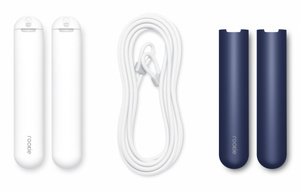 Tangram Factory Smart Rope Rookie Skipping Rope White Navy Apple Ca