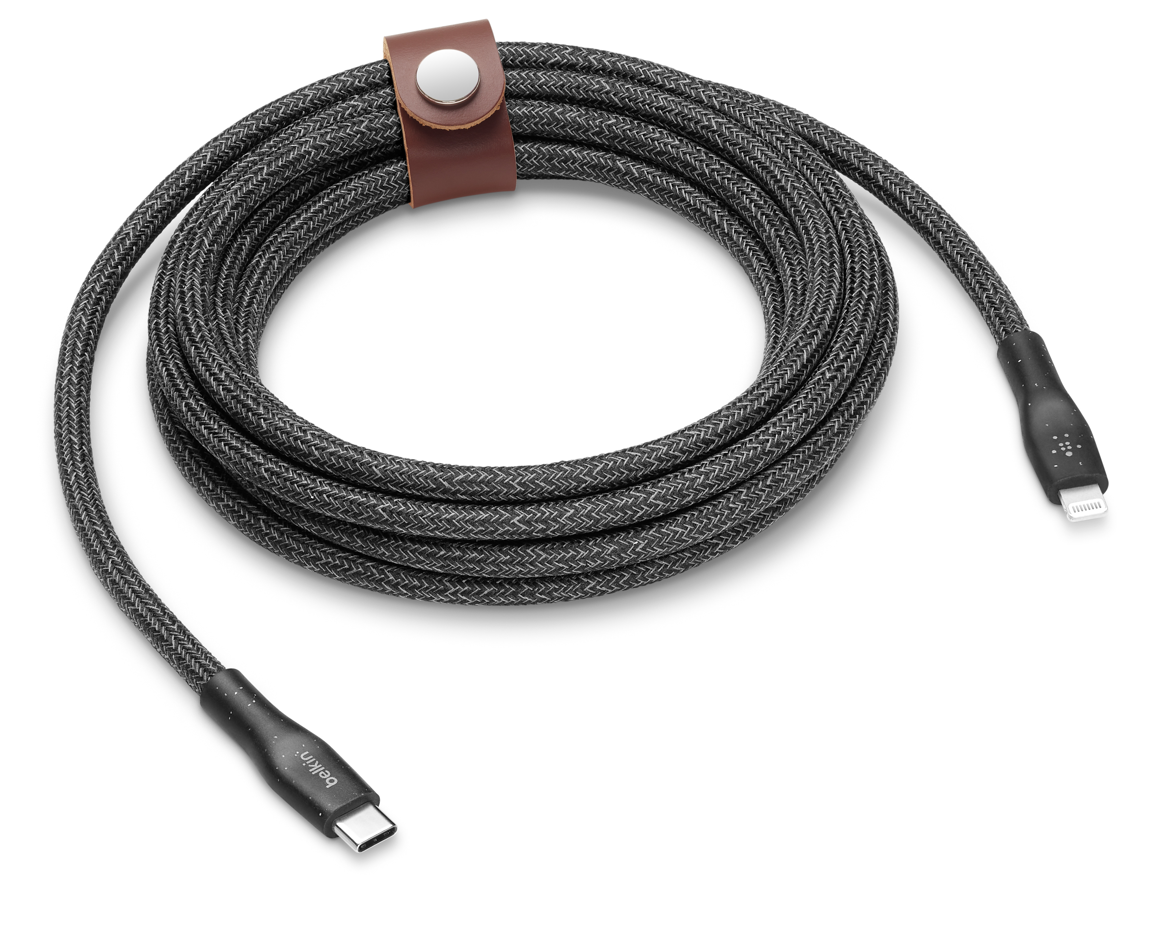 Belkin BOOST↑CHARGE USB C Cable with Lightning Connector + Strap (10 ft.3 m) Belkin BOOST↑CHARGE USB C Cable with Lightning Connector + Strap (10 ft.3 m)