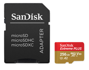 Sandisk 256gb Extreme Plus Microsd Uhs I Card Apple