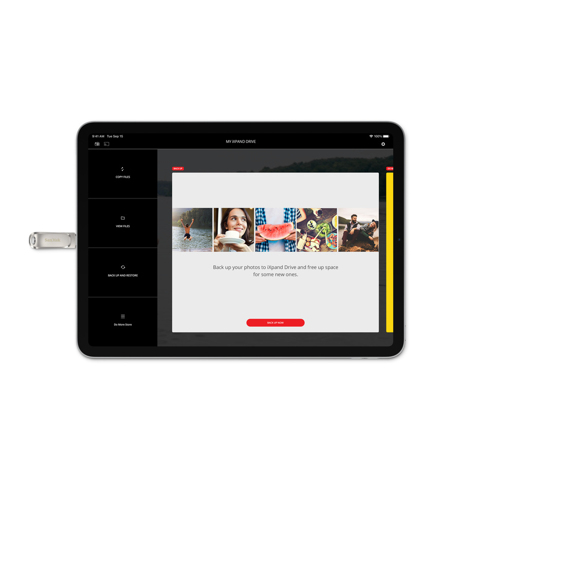 app to move photos to flash drive from tablet