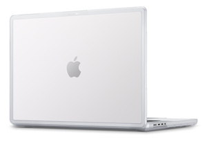 The Tech21 Evo Hardshell Case for 16 inch MacBook Pro (2021), offers lightweight protection without sacrificing access to ports, lights, and buttons.