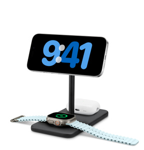 Twelve South HiRise 3 Deluxe 3-in-1 Wireless Charging Stand 