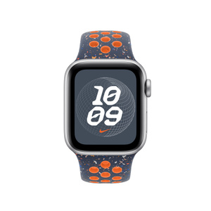 40mm Blue Flame Nike Sport Band - M/L - Apple