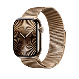 46mm Gold Milanese Loop - M/L - Apple