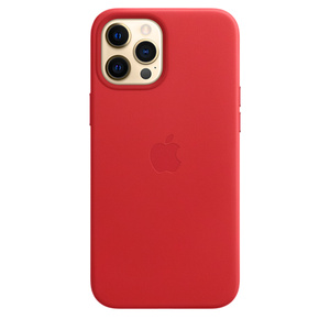 Iphone 12 Pro Max Leather Case With Magsafe Product Red Apple
