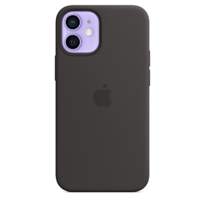 Iphone 12 Mini Silicone Case With Magsafe Black Apple