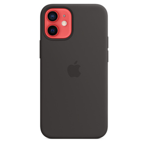 Iphone 12 Mini Silicone Case With Magsafe Black Apple