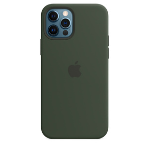 Iphone 12 12 Pro Silicone Case With Magsafe Cyprus Green Apple