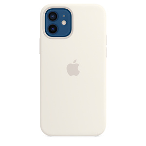 iPhone 12 | 12 Pro Silicone Case with MagSafe - White