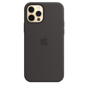 iPhone 12 | 12 Pro Silicone Case with MagSafe - Black - Apple