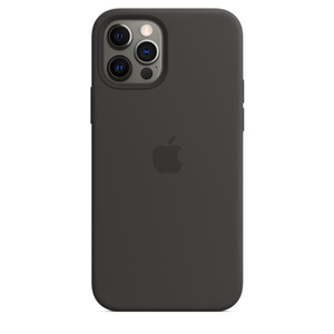 iPhone 12 | 12 Pro Silicone Case with MagSafe - Black - Apple 