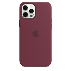 Iphone 12 Pro Max Silicone Case With Magsafe Plum Apple